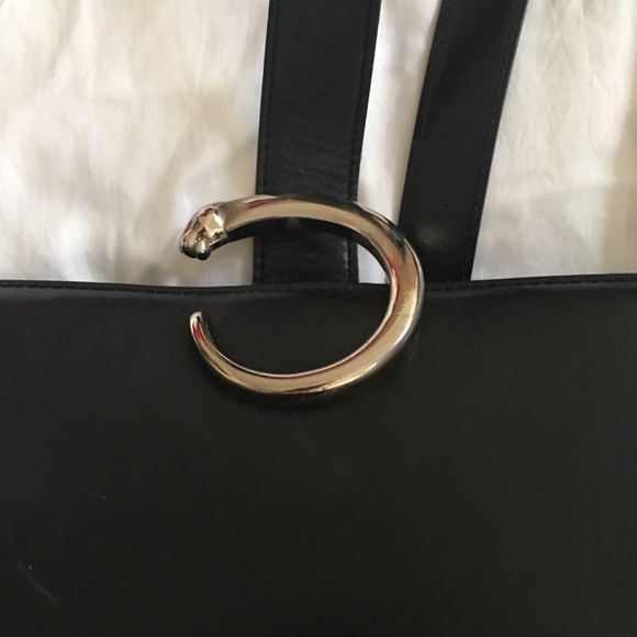 Cartier Bags Cartier Black Leather One Strap Backpack Poshmark